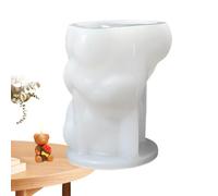Moules à savon pour animaux, moules à bougies pour animaux, moules à savon en silicone à trois tailles - conception d'objets d'étanchéité pour animaux, moules en plâtre réutilisables, moules à rois