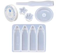 Moules à Sous-verres en Silicone Moule Noël antiadhésif résistant à la | Forme Souple pour Fabrication de Napperons Pour Bassine à Vaisselle Marmite Bol Table Comptoir Cuisine Café Un costume
