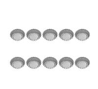 Moules À Tartelettes Aux ?Ufs En Acier Inoxydable De Qualité Supérieure Pour La Cuisson De Gâteaux, Tartes, Muffins, Quiches Et Plus Encore - 9,5 Cm