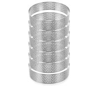 Moules à tartelettes Vilde - Acier inoxydable - 8 cm x 2 cm - Argenté
