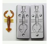 Moules alciumpeche Moule A LEURRE Souple ALU - ECREVISSE - 7CM - MOU507 - Plastique Liquide