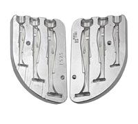 Moules alciumpeche Moule A LEURRE Souple ALU shad 60-80-100mm - MOU525 - Plastique Liquide