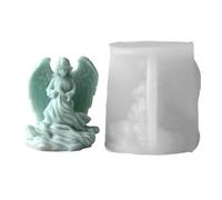 Moules Ange en Silicone | Moules 3D Fille Ange pour Savon Cire de Soja Fait Main | Souples pour Bougie Ornement Résine Artisanat Pâtisserie