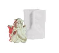 Moules angéliques en silicone robuste pour créer des coutumes et des décorations en résine portables pour mariages et festivals Fournitures de jardinage