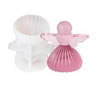 Moules angéliques en silicone robuste pour créer des coutumes et des décorations en résine portables pour mariages et festivals