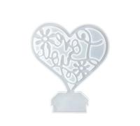 Moules Artisanaux En Silicone Bougeoirs Fabriqués À La Main Sur Le Thème De La Saint-valentin Pour La Fabrication De Moules Réutilisables