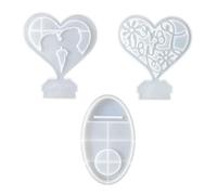 Moules Artisanaux En Silicone Bougeoirs Fabriqués À La Main Sur Le Thème De La Saint-valentin Pour La Fabrication De Moules Réutilisables