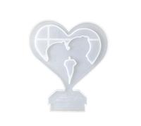 Moules Artisanaux En Silicone Bougeoirs Fabriqués À La Main Sur Le Thème De La Saint-valentin Pour La Fabrication De Moules Réutilisables