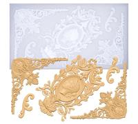 Moules artistiques pour argile polyclay séchée à l'air libre, plâtre, résine époxy, fondant, décoration de gâteau, camée