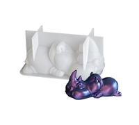 Moules créatifs en résine en forme d'animal - Outils de bricolage en silicone époxy pour alligators et rhinocéros - Moules en silicone pour décoration d'art en résine