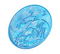 Moules créatifs en résine en forme de lune et de soleil - Grand pendentif en silicone pour décoration murale artistique et décoration de bureau - Moules soleil et lune