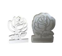 Moules creux en résine de fleurs pour savon, chocolat, mousses de gâteau, décoration de gypse