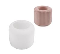 Moules cylindriques en silicone pour bougies chauffe-plat, moules en argile pour photophore, décorations d'intérieur, résine époxy