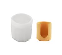 Moules cylindriques en silicone pour résine époxy pour photophore chauffe-plat, huiles essentielles, décoration d'intérieur