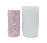Moules cylindriques sculptés en silicone pour la fabrication de savon et décorations de salle de bain en forme de papillon