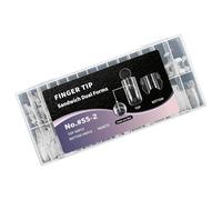 Moules d ' extension d ' ongles en plastique avec bords décoratifs, modèles de mise en forme des ongles pour différentes tailles, moule d ' extension