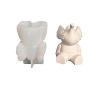 Moules d ' ornement en résine flexibles, texture en Silicone en forme d ' éléphant, adaptés à l ' artisanat en époxy et décorations murales créatives, moule de décoration de la maison