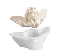 Moules d'ange en plâtre 3D - Ailes d'ange - Moules en silicone - Moules à fondant 3D - Facile à détacher - Moule à fondant pour les amateurs faits à la main et les débutants