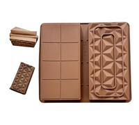 Moules de barre de chocolat en silicone, moule en silicone pour barre de chocolat - Moules à chocolat multi-usages | Moules résistants à la chaleur pour gâteaux et bonbons, pour remplir brins