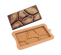 Moules De Barre De Chocolat - Moules Chocolate En Silicone 18x10,4 Cm, Mould En Silicone Pour Chocolat | Break-Apart Candy Making Tray For Truffle, Brownie, Home, Kitchen, Holiday, Party Favor