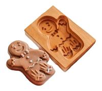 Moules de biscuits 3D en bois, moule à cuisson en boulange à cuisson, biscuits de Noël pour la maison, boulangerie, boulangerie