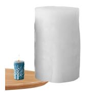 Moules de bougie en silicone - Centres de table de flocon de neige de Noël en silicone, moule de moulage en résine de cylindre - pour le chocolate Fondant Kitchen Fireple Party Mariage de Noël Fe