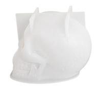 Moules de bougies d'Halloween 3d Skull Moule de silicone 3x2.3 Moules bougies crâne facile à mourir, ornement d'Halloween DIY pour le savon Cake Cake Chocolate Decor, 2025