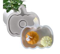 Moules de bougies d'Halloween - Moules de silicone Halloween 2 en 1, plateau fabricant bougeoir réutilisable