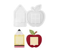 Moules De Cadre En Résine Cadre Forme Note Collante D'artisanat Fournitures Fabrication Bijoux D'artisanat Texture Silicone Moule Papeterie Silicone