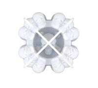 Moules de cendrier ronds uniques en forme de crâne, White | Moule en résine époxy pour bricolage, pour l ' art de la résine, créer des décorations de maison personnalisées, des