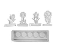 Moules De Chandelier À Fleurs Bougeoir À Fleurs avec Base pour Bricolage Photophore Artisanal Décorations De Salle en Béton