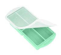 Moules de congélation en silicone - 4-Grid With Lid | Moules de préparation de repas en silicone sans danger pour la sauce à sauce, Broth, Leftovers, And Meals, Ideal For Home, Kitchen, Apartment