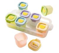 Moules De Congélation En Silicone | 8 Pièces Démoulage Facile Compatible Micro-Ondes - Cubes En Silicone Pour Congélation Des Aliments | Pour Purée Maison, Lait Maternel, Fruits Et Desserts,