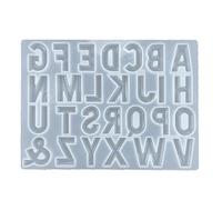 Moules De Coulée En Résine Époxy Résine Silicone Moule Bijoux Forme Lettre Majuscules Pour Les Ornements Lettres