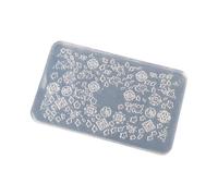 Moules de création de manucure sur le thème des fleurs, outils en silicone texturés pour la formation en nail art et la fabrication d ' accessoires décoratifs, moule en silicone, moules à thème de