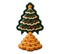 Moules de cuisson de Noël Mini tarte réutilisable en relief | Moules de vacances en forme de bonhomme en pain d'épices, Père Noël, bonhomme de neige, casse-noisette