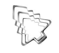 Moules de cuisson de Noël | Moule de décoration de gâteau aux | Moules à de vacances, ensemble de en forme d'arbre de noël, bonhomme en d'épices