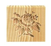Moules de cuisson en bois efficaces pour biscuits et bonbons, matériaux naturels, conception facile à nettoyer, styles classiques, maisons, cuisine, outil essentiel, moules à biscuits en bois