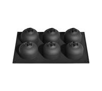 Moules De Cuisson En Silicone, 6 Cavités Résistantes À La Chaleur, En Forme De Myrtille, Moule Flexible Antiadhésif | Outil De Bricolage Pour Biscuits À La Gelée De Crème Glacée Au Chocolat, Cuisine À