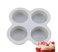 Moules de cuisson en silicone pour gâteaux - Moules anti-adhésifs | Mini moules à muffins avec 4 cavités, silicone flexible pour un démoulage facile, pour friteuse à air chaud et four