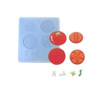 Moules de cuisson flexibles en silicone - Accessoire portable pour la fabrication de desserts et de bonbons - Passe au lave-vaisselle - Moule en silicone facile à nettoyer