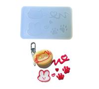 Moules de cuisson flexibles en silicone - Accessoire portable pour la fabrication de desserts et de bonbons - Passe au lave-vaisselle - Moule en silicone facile à nettoyer