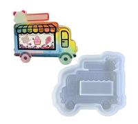 Moules de décoration en silicone pour chariot à dessert ours ornement porte-clés pendentif bijoux résine époxy artisanat porte-clés en silicone pour résine époxy