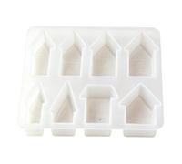 Moules de fabrication de bougies, moule à 8 cavités, moule pour plâtre et | Moules à bougies pour projets de bricolage, moule flexible | 8 cavités - Outil de moulage pour cire, plâtre, béton