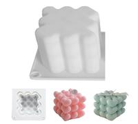 Moules de fabrication de bougies, moules à bougies Un compartiment en forme cœur fabriquant un moule en silicone réutilisable non cachable bricolage pour l'artisanat et plus encore