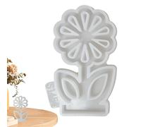 Moules de fleurs en silicone - Moules de Flores de Silicona | Moule en résine d'argile en forme de pot de fleurs | Moules de recyclage de crayons | Outil d'artisanat résistant à la chaleur pour