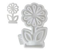 Moules de fleurs - Moules de Pâques en forme de pot de fleurs - Outil de bricolage décoratif pour les fêtes de Pâques - Pour concevoir une décoration de table de printemps