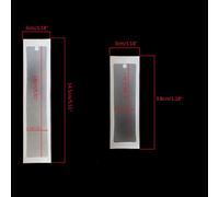 Moules De Marque-Page En Cristal Époxy, 2 Pièces, Miroir, Rectangulaire Pour Bijoux En Résine Époxy, Diy Bricolage, Artisanat 53ca