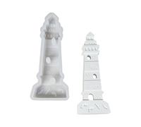 Moules de moulage en forme de phare en silicone facile à nettoyer ornement résine époxy phare silicone