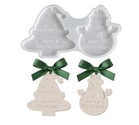 Moules de Noël en silicone pour plâtre facile à démouler | Moules de moulage en époxy pour studio, fête, chambre à coucher, cuisine, loisirs, vacances, débutants et professionnels